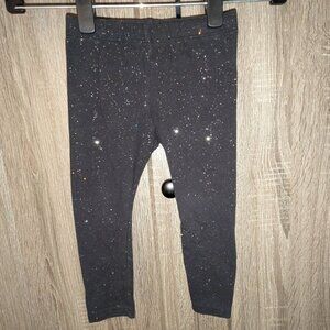 🐲3 FOR $9🦄Jumping Beans Tough Cotton Glitter Sparkle Solid Legging Pants 2